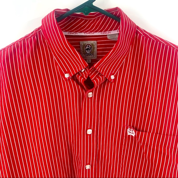 Cinch Longsleeve Button down Shirt - Picture 2 of 8